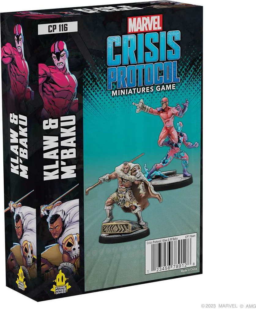 Marvel CP Klaw and M'Baku
