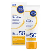 NIVEA Sun Sensitive Zonnebrand Gezicht SPF 50+ 50 ml