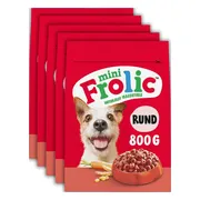 5x Frolic Hondenvoer Droog Mini Rund 800 gr