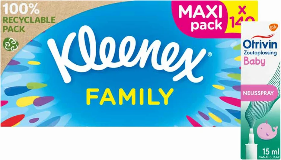Kleenex & Otrivin Baby Verkoudheid Pakket