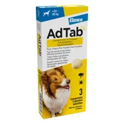 AdTab Anti Vlo en Teek Kauwtabletten Hond >22-45kg 3 tabletten