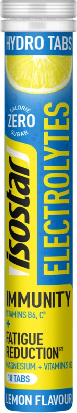 2x Isostar Electrolytes Hydro Tabs Lemon 18 tabletten