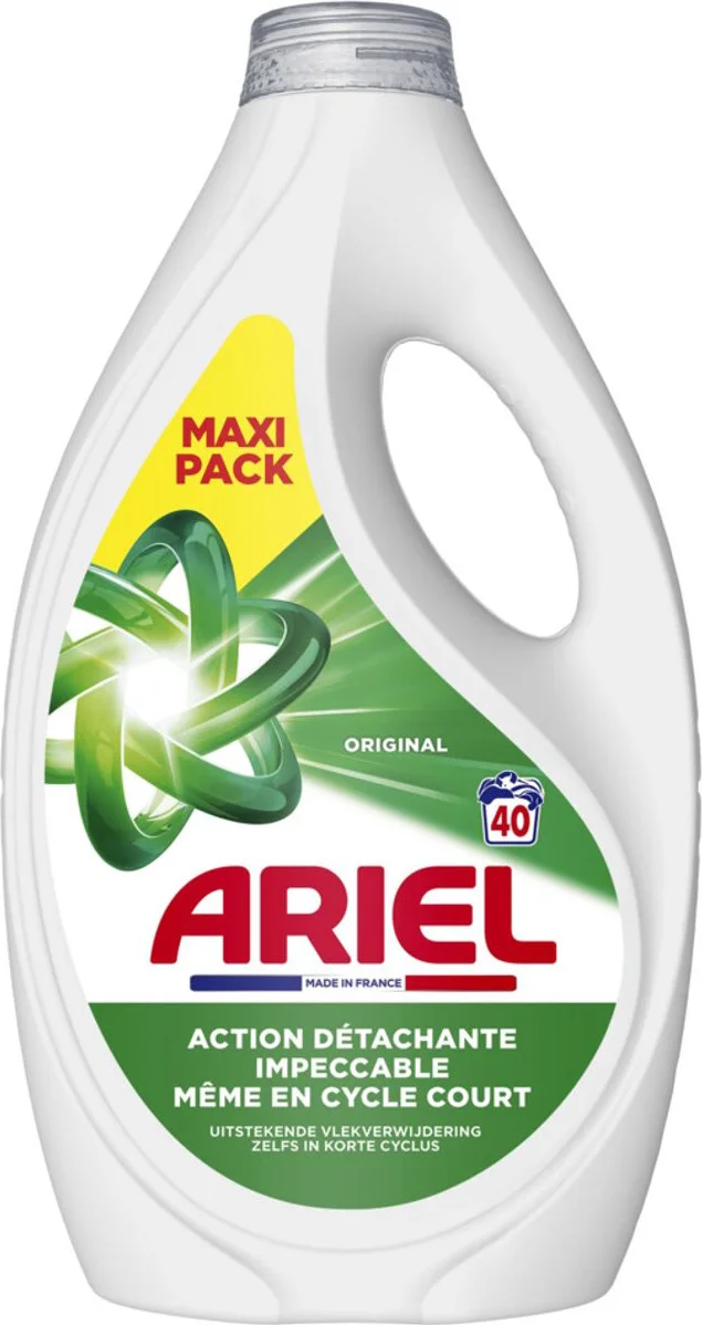 4x Ariel Vloeibaar Wasmiddel Original 40 Wasbeurten 1800 ml