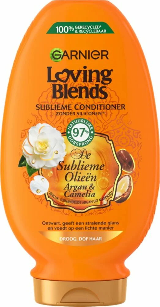 3x Garnier Loving Blends Argan- en Cameliaolie Conditioner 250 ml