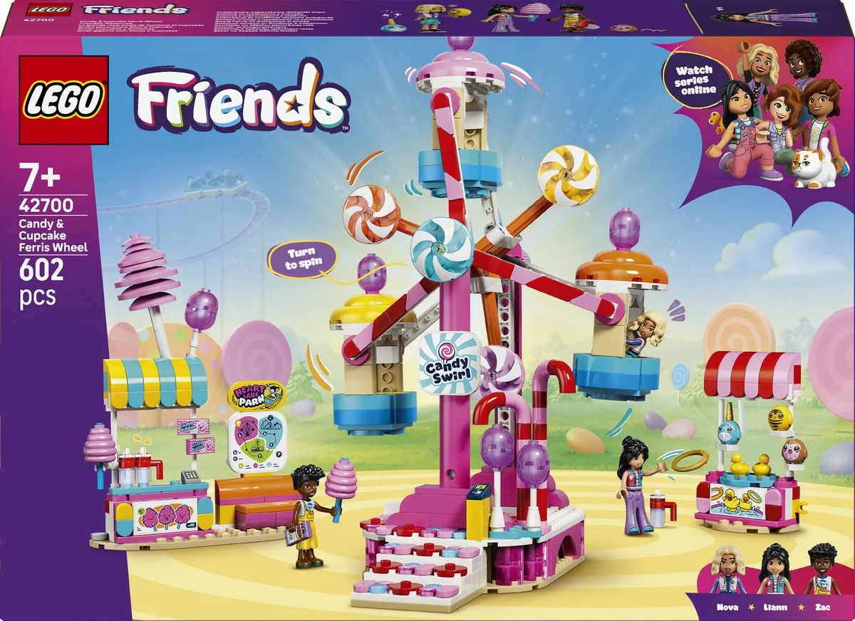 LEGO Friends Reuzenrad van snoep en cupcakes 42700