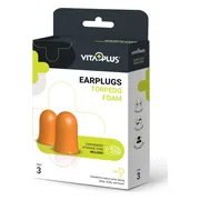 Vitaplus Earplugs Torpedo Foam 3PR