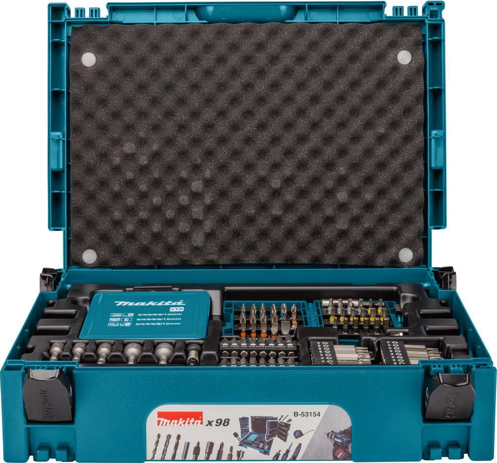 Makita B-53154 Boor- en Schroefbitset 98-delig in Mbox