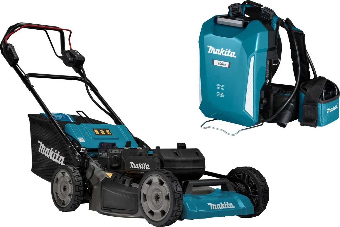 Makita LM001CX5 Accu Grasmaaier 53cm ConnectX Basic Body + Ruggedragen Accu PDC1200