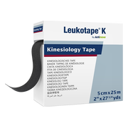 Actimove Kinesiology Tape Zwart 5cm x 25m