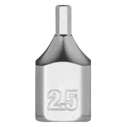 Milwaukee Bitdop 1/4″ 2.5 mm zeskant - kort - 4932500474