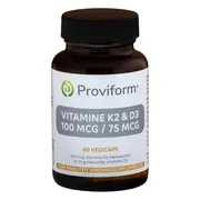 Proviform Vitamine K2 100 mcg & D3 75 mcg Capsules 60VCP