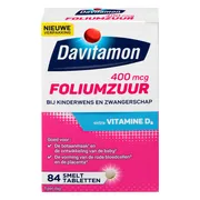 4x Davitamon Foliumzuur 84 smelttabletten
