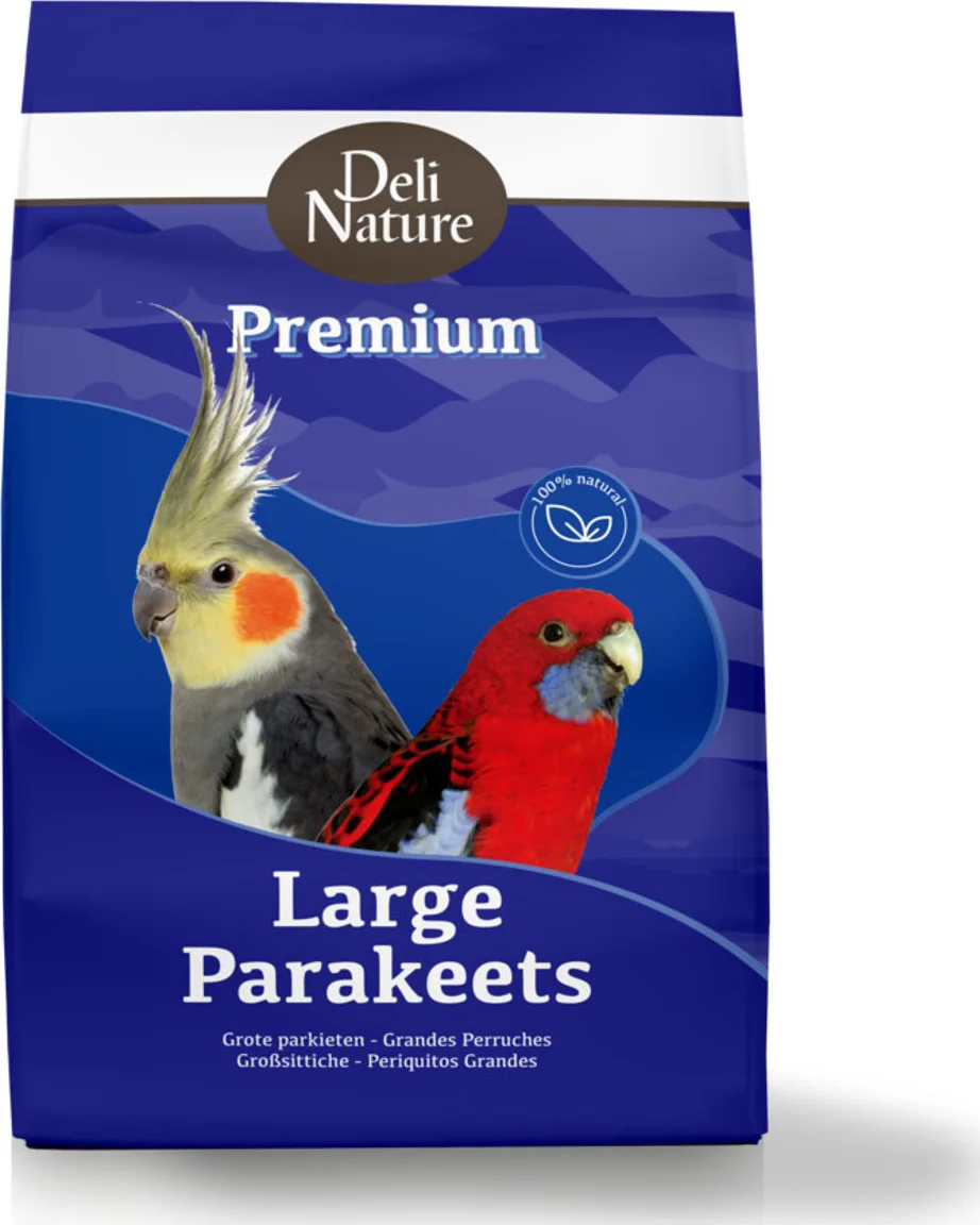 4x Deli Nature Premium Grote Parkiet 4 kg