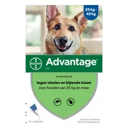Advantage Anti Vlooiendruppels 400 Hond 25 - 40 kg 4 pipetten