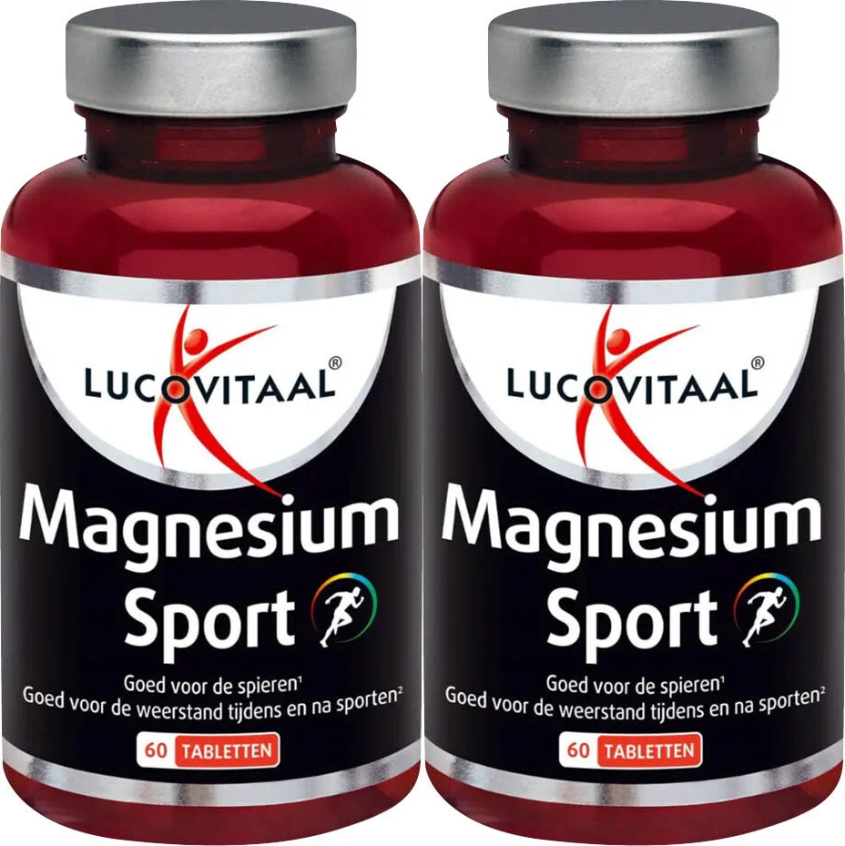 2x Lucovitaal Magnesium Sport 60 tabletten
