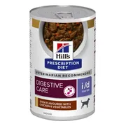 Hill's Prescription Diet i/d Low Fat Digestive Care Hondenvoer Nat Kip & Groenten 354 gr