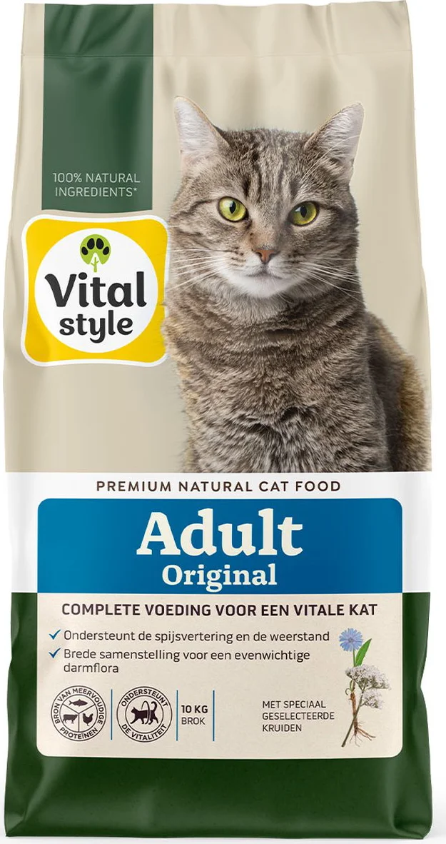 Vitalstyle Adult Original Kattenvoer 10 kg