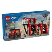 LEGO City Brandweerkazerne en Brandweerauto 60414