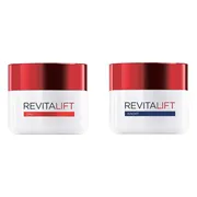 L'Oréal Revitalift - Dagcrème 1x 50 ml & Nachtcrème 1x 50 ml - Pakket