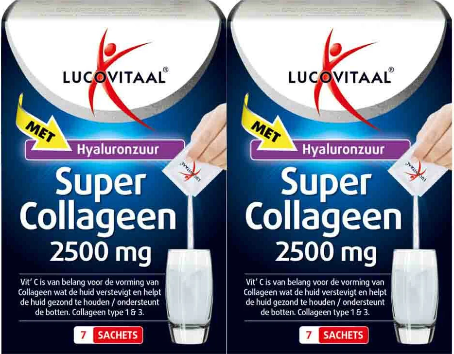 2x Lucovitaal Super Collageen Sachets 2000 mg 7 sachets