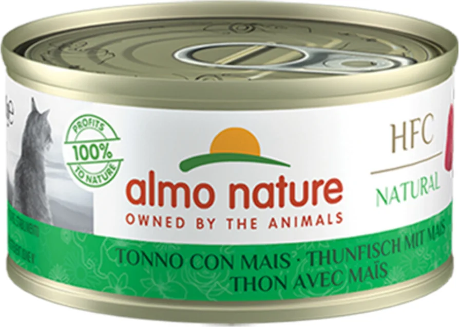 Almo Nature HFC Natural Kattenvoer Nat Tonijn & Mais 70 gr
