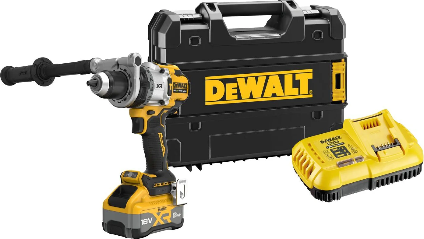 DeWALT DCD1007WW1T Accu klop-/schroefboormachine 18V XR 8.0Ah in TSTAK