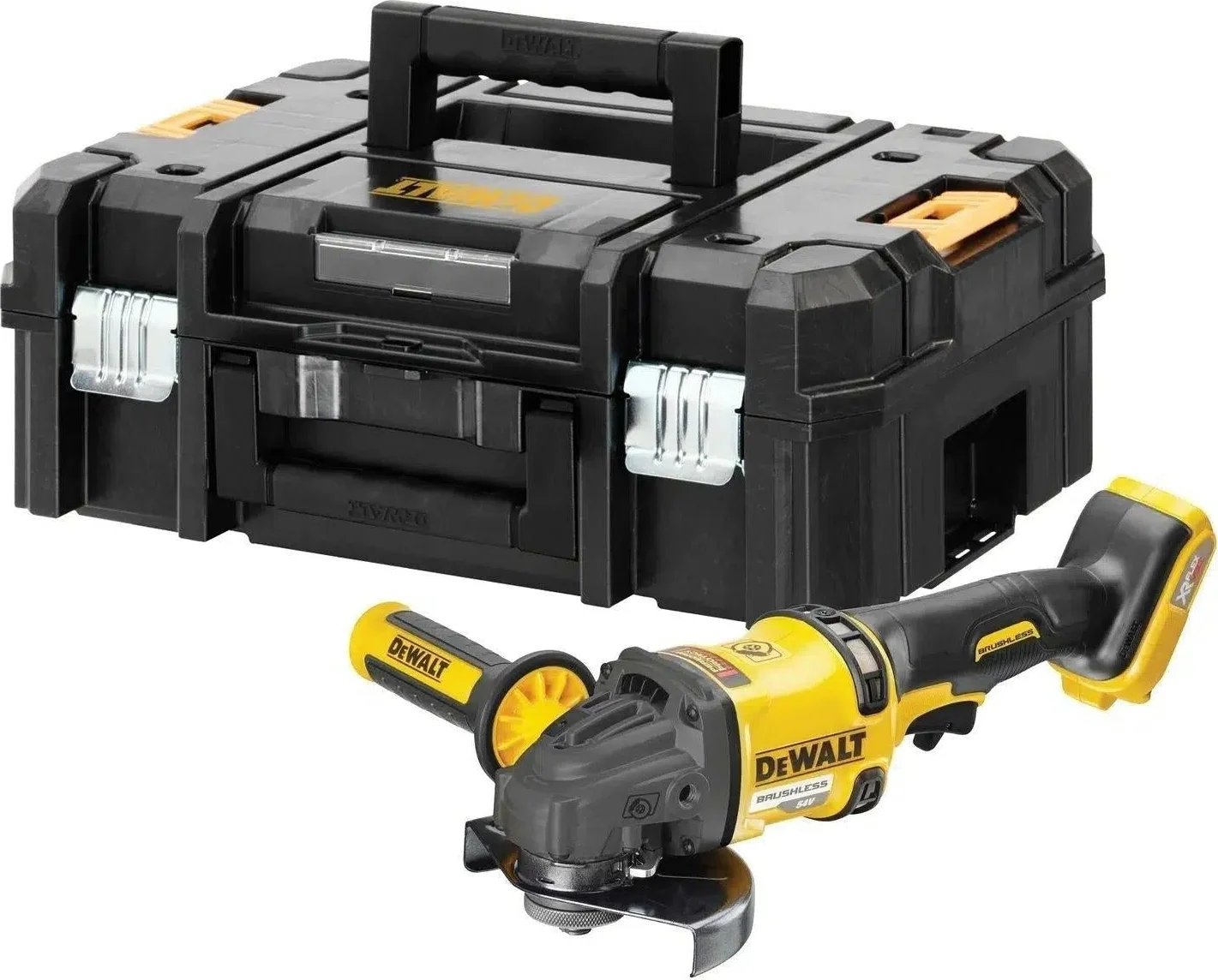 DeWALT DCG418NT Accu Haakse Slijper 125mm 54V XR FlexVolt Basic Body in TSTAK