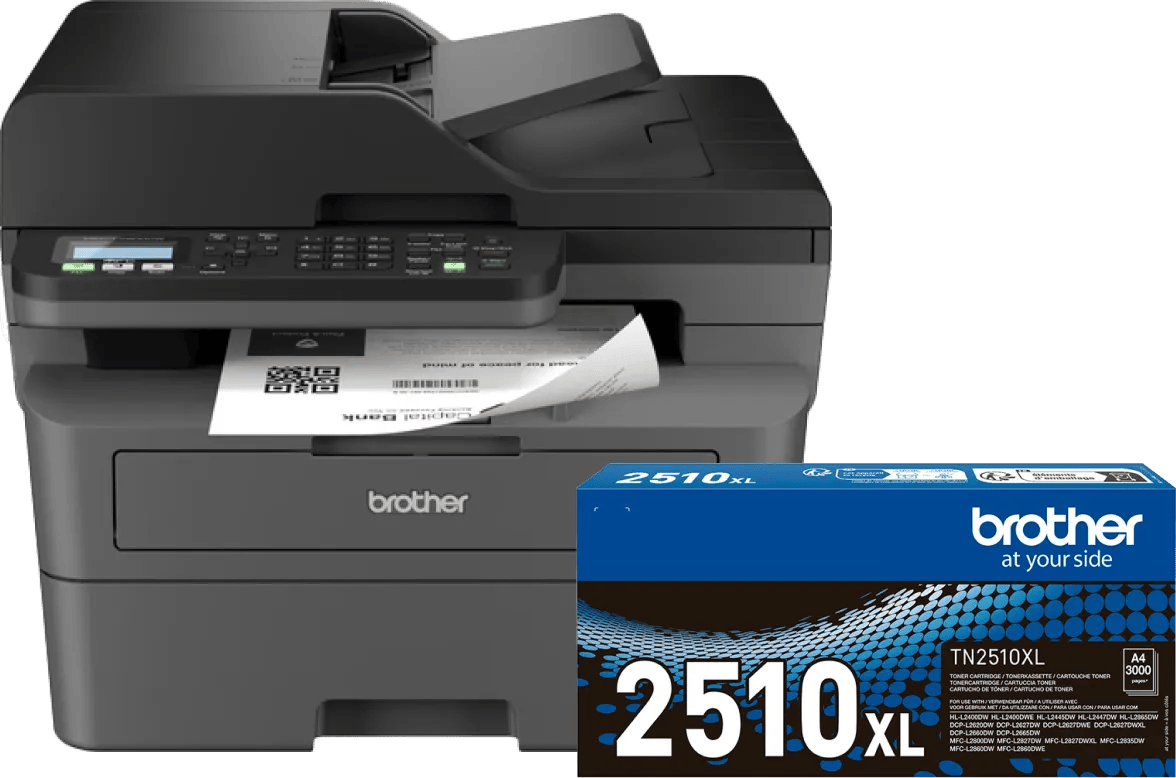 Brother MFC-L2800DW + 1 extra zwarte XL toner