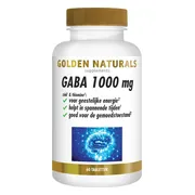 2x Golden Naturals GABA 1000mg vegan 60 tabletten