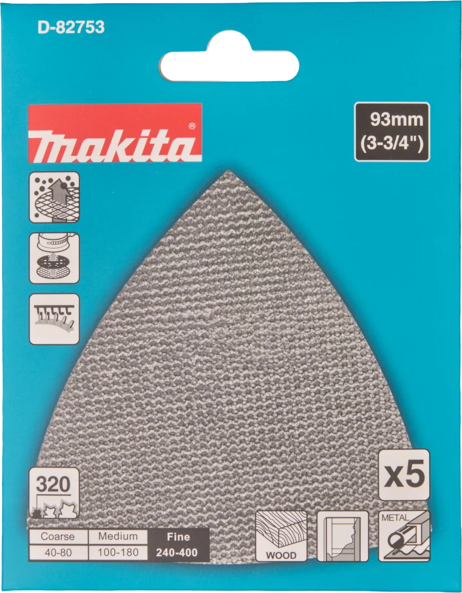 Makita D-82753 Delta schuurgaasvel 3-K 94 mm A320