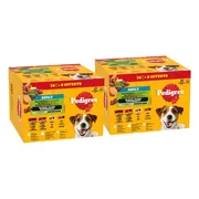 2x Pedigree Hondenvoer Nat Adult Selectie in Saus Multipack 24x100 gr