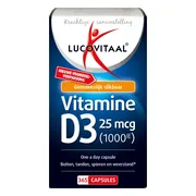 3x Lucovitaal Vitamine D3 25mcg 365 capsules