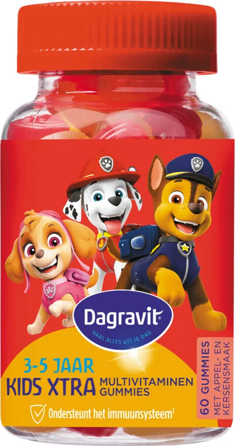 4x Dagravit Multivitamine Gummie Paw Patrol 60 gummies