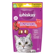 Whiskas Temptations Kattensnacks Rund 60 gr