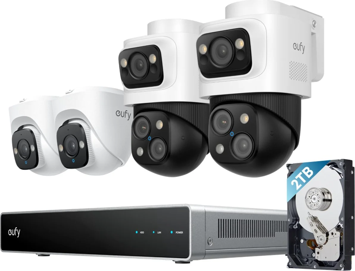Eufy PoE Security System + NVR + S4 2-Pack + E41 2-Pack