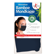 Lucovitaal Bamboe Mondkapje Blauw