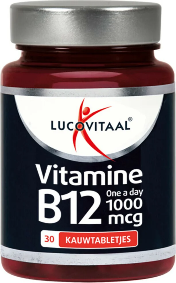 6x Lucovitaal Vitamine B12 1000mcg 30 kauwtabletten