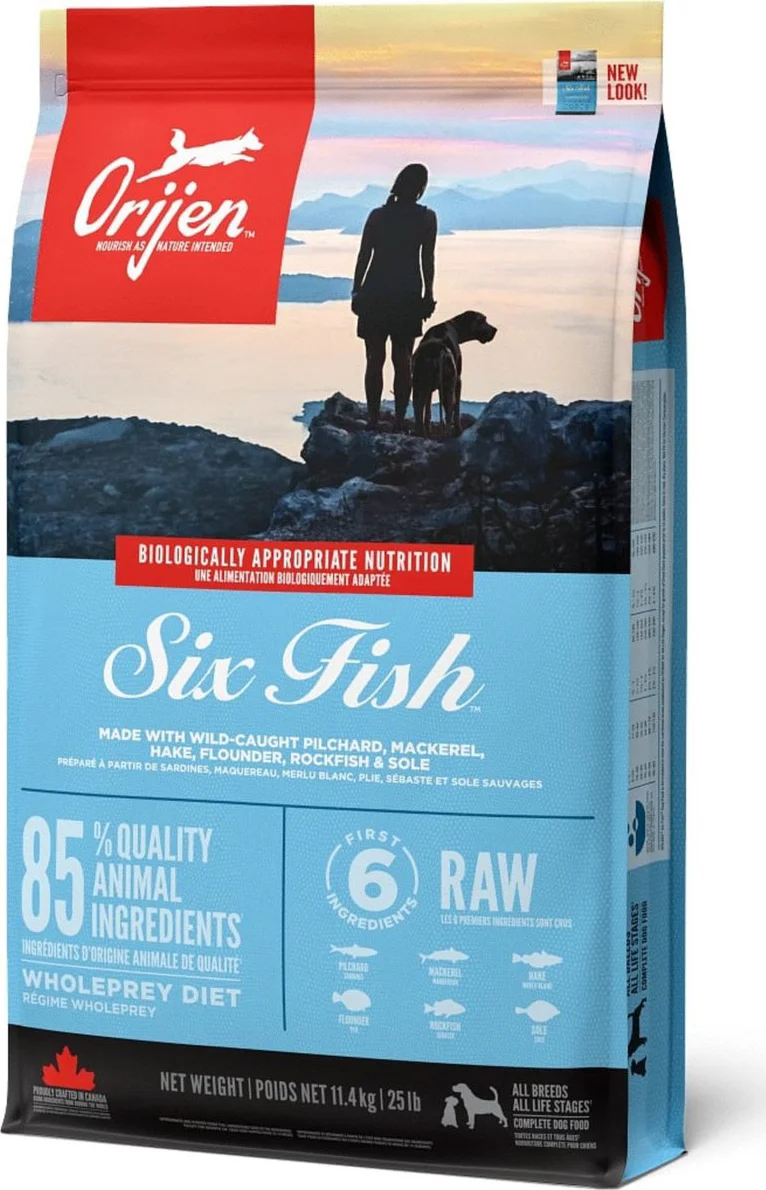 Orijen Hondenvoer Whole Prey Six Fish 11,4 kg