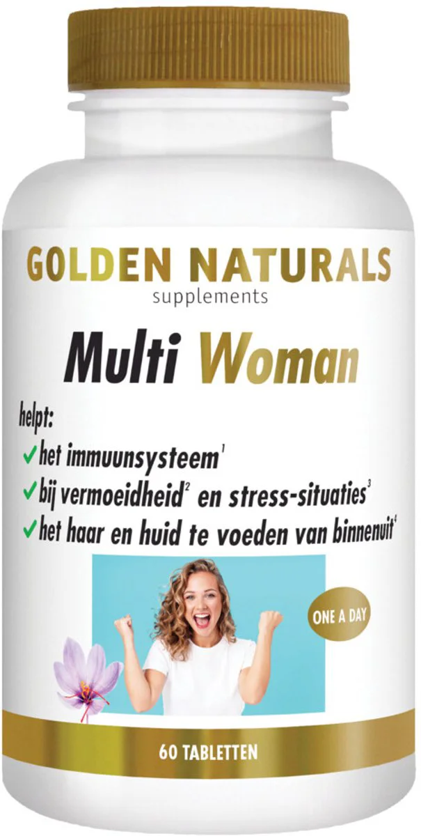 2x Golden Naturals Multi Woman 60 tabletten