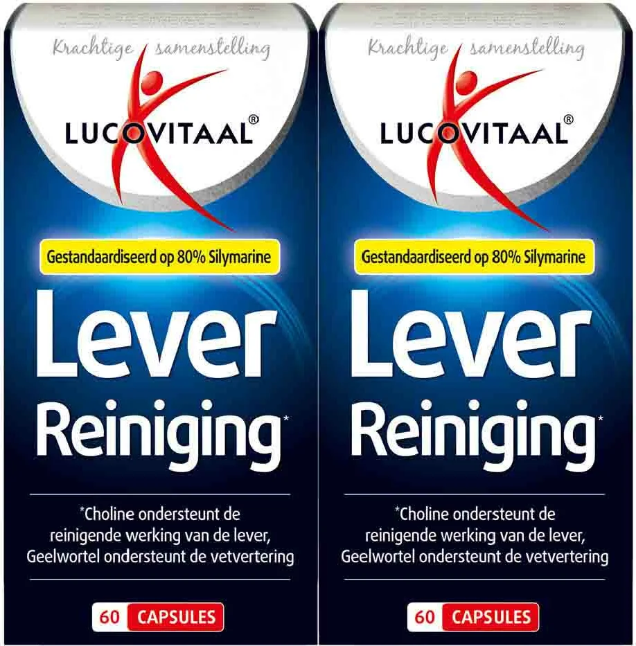 2x Lucovitaal Lever Reiniging 60 capsules
