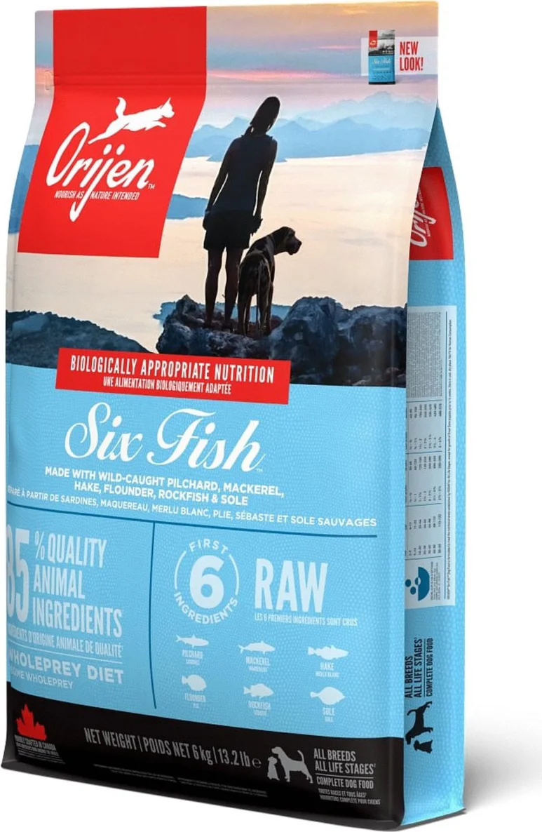 Orijen Hondenvoer Whole Prey Six Fish 6 kg