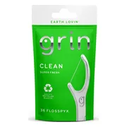 Grin Clean Super Fresh Floss Picks 36ST