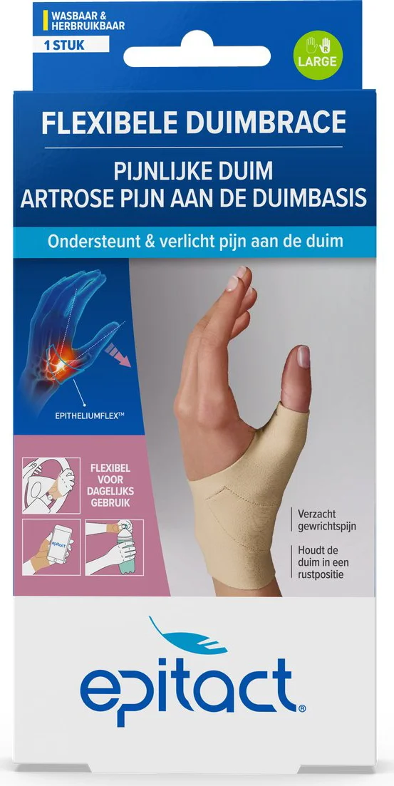 Epitact Flexibele Duimbrace Rechts Maat L