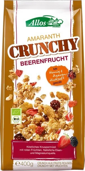 Allos Amaranth Crunchy Rode Vruchten 400GR