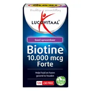 2x Lucovitaal Biotine 10.000 mcg Forte 150 zuigtabletten