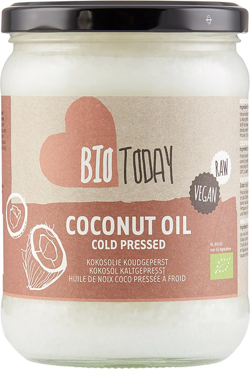 Biotoday Kokosolie Onverhit Biologisch 400GR