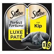 Sheba Perfect Portions Adult Kattenvoer Natvoer Luxe Kip Paté 112,5 gr