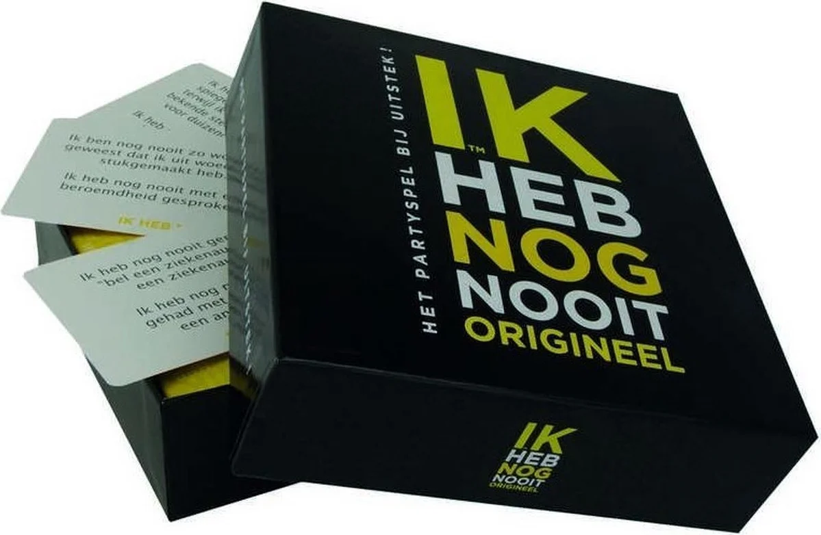 Ik heb nog nooit... gezelschapsspel - kaartspel voor volwassenen