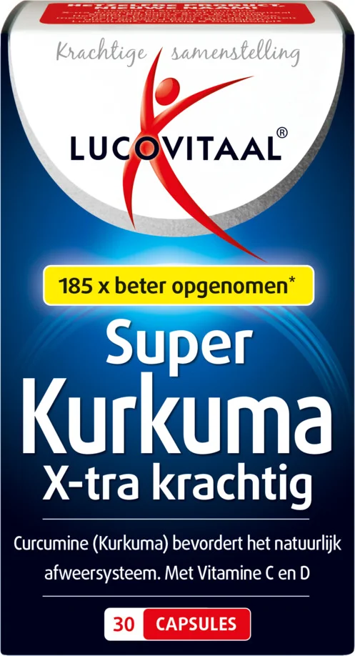 3x Lucovitaal Super Kurkuma X-tra Krachtig 30 capsules