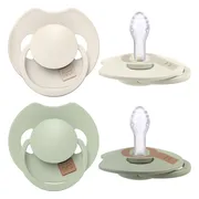 Difrax LOVI Prime Pacifier 0-6 Months - Coconut/Pistachio 2ST